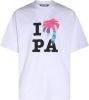 Palm Angels I Love T shirt met print online kopen