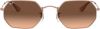 Ray-Ban Octagonal Classic Polarized Sunglasses Ray Ban, Bruin, Dames online kopen