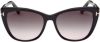 Tom Ford Ft0844 01B Sunglasses , Zwart, Dames online kopen