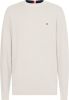 Tommy Hilfiger Gebroken Wit Trui Cross Structure Crew Neck online kopen