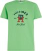 Tommy Hilfiger T shirt korte mouw , Groen, Heren online kopen