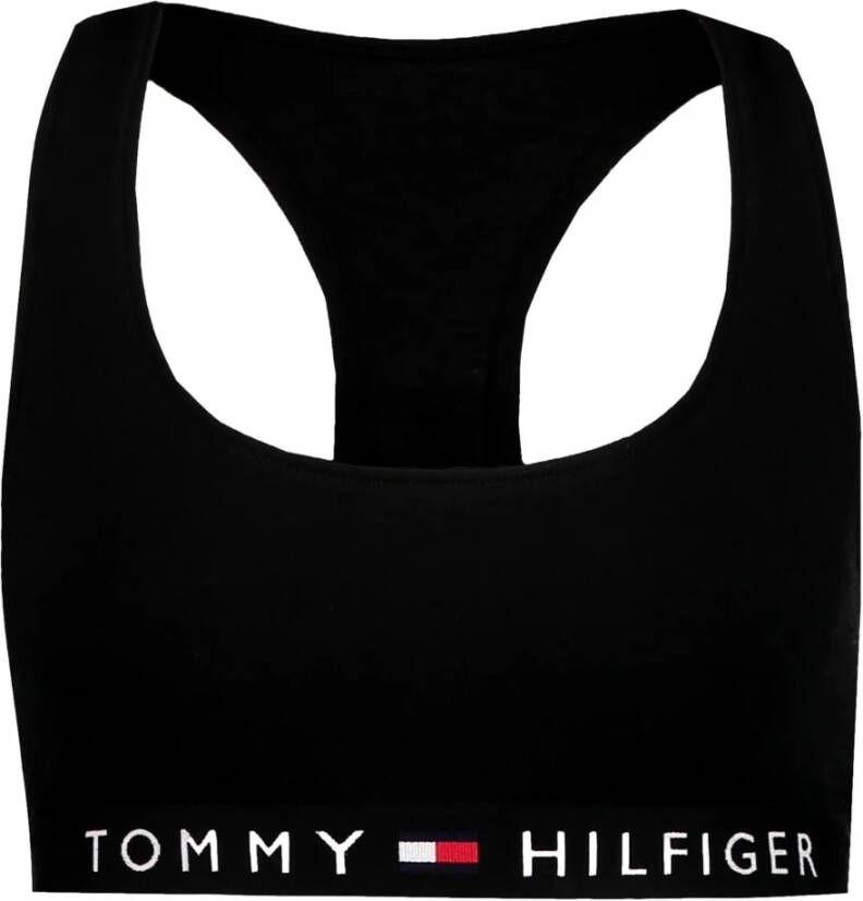 Tommy Hilfiger Uw0Uw02037 Bralette TOP AND Body Longwear Women Black online kopen