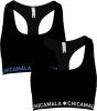 Muchachomalo Meisjes 2 pack racerback effen online kopen