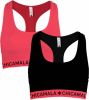 Muchachomalo Meisjes 2 pack racerback effen online kopen