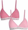 Muchachomalo Meisjes 2 pack triangle top effen online kopen