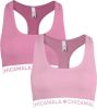 Muchachomalo Meisjes 2 pack racerback effen online kopen