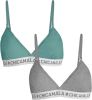 Muchachomalo Meisjes 2 pack triangle top effen online kopen