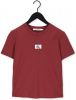 Calvin Klein Roest T shirt Badge Seaming Tee online kopen