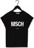 MSCH Copenhagen T shirt Alva van biologisch katoen zwart/wit online kopen