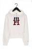 Tommy Hilfiger Monogram Hoodie Ecru Ww0W37441 YBL , Wit, Dames online kopen