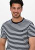Tommy Hilfiger gestreept T-shirt met biologisch katoen donkerblauw online kopen
