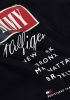 Tommy Hilfiger Donkerblauwe T shirt Timeless Tommy Graphic Tee online kopen