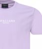 Cavallaro Napoli T shirt Umberto met logo lichtpaars online kopen