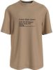 Calvin klein CK Adres Logo Tee J30J322514pf2 Jeans, Beige, Heren online kopen