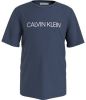 Calvin klein Jeans! Jongens Shirt Korte Mouw -- Blauw Katoen online kopen