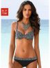 Lascana beugel bikinitop met all over print zwart/wit online kopen