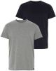Lee T shirt(set van 2)grijs/blauw online kopen