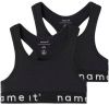 Name it ! Meisjes 2 Pack Top -- Zwart Katoen/elasthan online kopen