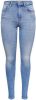 ONLY push up skinny jeans ONLPOWER special bright blue denim online kopen