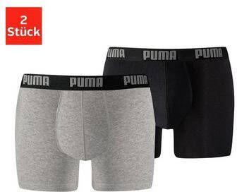 PUMA Boxershort met verschillend gekleurde weefband(set, 2 stuks ) online kopen