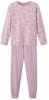 NAME IT KIDS pyjama NKFNIGHTSET met all over print paars online kopen