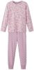 NAME IT KIDS pyjama NKFNIGHTSET met all over print paars online kopen