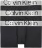 Calvin Klein Lot de 3 boxers stretch à ceinture logo , Zwart, Heren online kopen