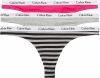 Calvin Klein Slip in uni en gestreept(set, 3 stuks, Set van 3 ) online kopen