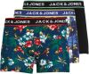 Jack & jones Jacflower Trunks 3Pack , Zwart, Heren online kopen