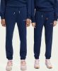 Scotch & Soda regular fit unisex sweatpants van biologisch katoen americana blue online kopen