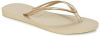 Havaianas s Girls' Slim Flip Flops Sand Grey/Light Golden UK 2.5 3 Kids online kopen