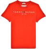 Tommy Hilfiger unisex T shirt van biologisch katoen rood online kopen