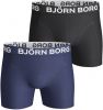 Bj&#xF6, rn Borg Noos Solids Boxershort Verpakking 2 Stuks Heren online kopen