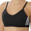 Adidas Training Sport bh met lichte ondersteuning, 3 Stripes en bandjes in zwart online kopen