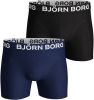 Bj&#xF6, rn Borg Noos Solids Boxershort Verpakking 2 Stuks Heren online kopen