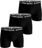 Bjorn Borg ! Jongens 3-pack Boxers Maat 128 Zwart Katoen/elasthan online kopen