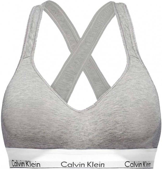 Calvin Klein Bralette Modern Cotton met gekruiste bandjes achter online kopen
