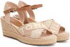 Tommy Hilfiger Groene Sandalen Tommy Webbing Low Wedge online kopen