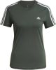 Adidas Essentials Slim fit 3 Stripes T shirt online kopen