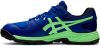 ASICS Gel Peake GS hockeyschoenen kobaltblauw/limegroen kids online kopen