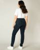 Base Level Curvy by Yesta push up slim fit jeans Joya dark denim online kopen