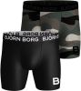 Bj&#xF6, rn Borg Performance Boxershort Verpakking 2 Stuks Heren online kopen