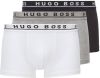 Hugo Boss Boxershorts trunk 3 pack zwart grijs wit online kopen