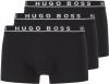 Hugo Boss Trunk 3P triple pack stretch boxer 50325403 , Zwart, Heren online kopen