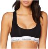 Calvin Klein Sujetador Deportivo Letras Goma , Zwart, Dames online kopen