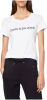 Calvin Klein T shirt CORE INSTITUTIONAL LOGO SLIM FIT TEE met logo opschrift online kopen