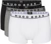 Hugo Boss Boxershorts trunk 3 pack zwart grijs wit online kopen