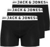 Jack & jones Boxershorts Basic 3 Pack , Zwart, Heren online kopen