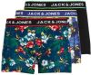 Jack & jones Jacflower Trunks 3Pack , Zwart, Heren online kopen