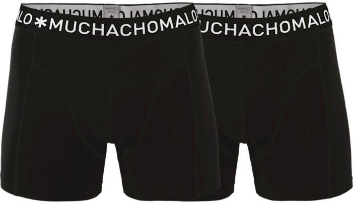 Muchachomalo Boxershorts 2 Pack Boxershorts Basic Zwart online kopen